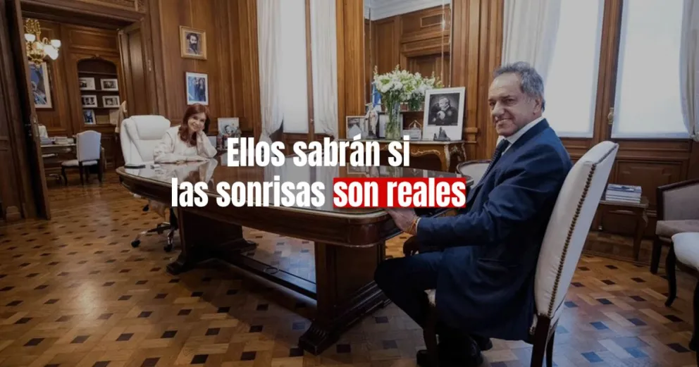 Daniel Scioli se reunió con CFK en el Senado, en medio de un tenso ambiente 
