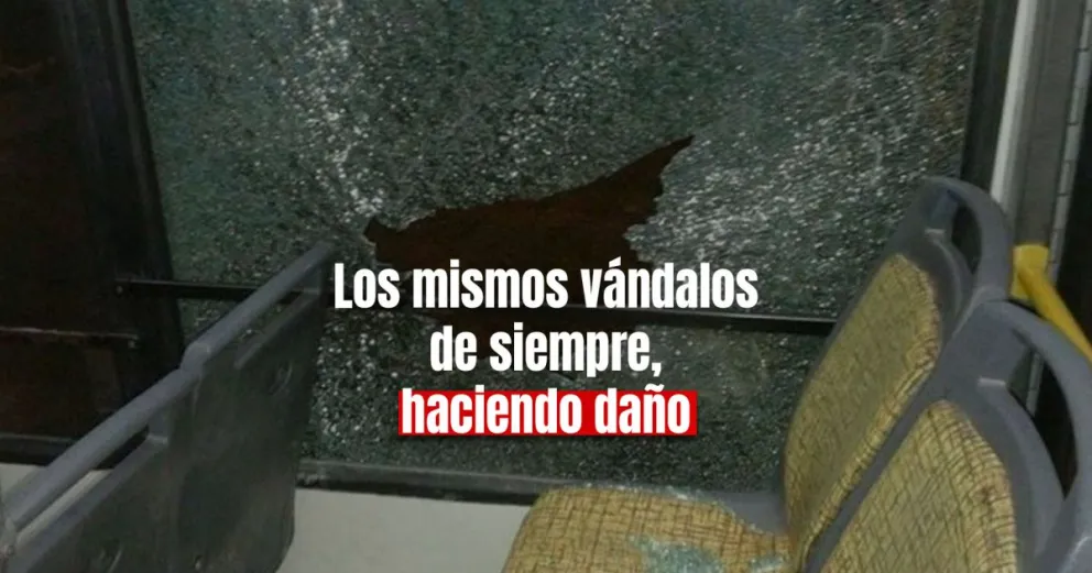 Atacaron a pedradas a un colectivo que transportaba chicos