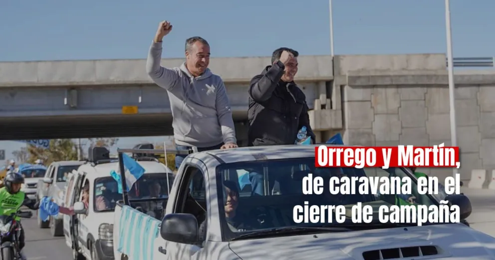 Orrego cerró su campaña de caravana