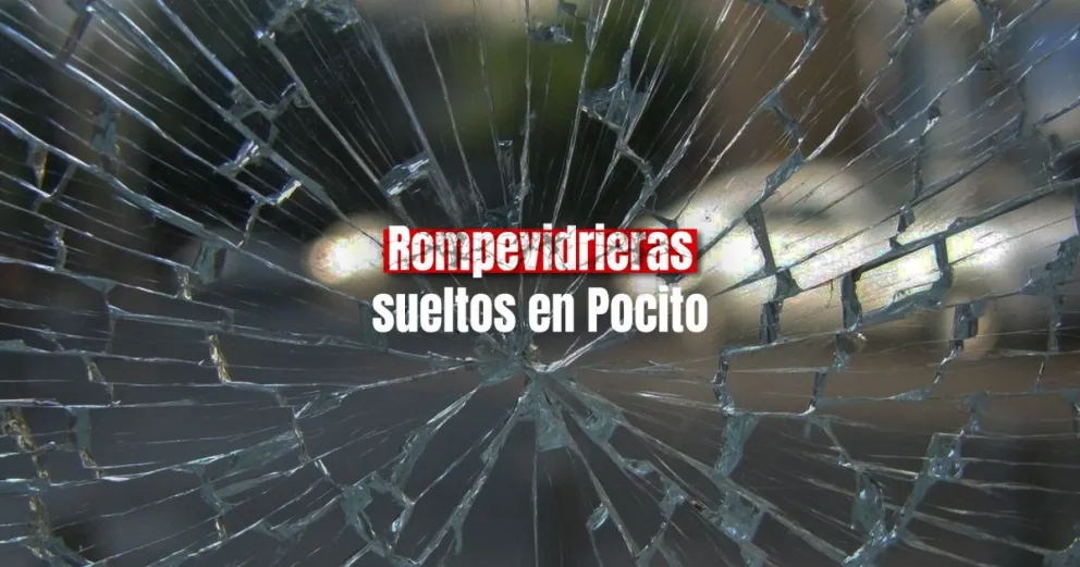 Reventaron el vidrio de un local y se llevaron varios productos 