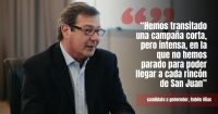 Rubén Uñac: “Somos hombres de política, una política que tiene como premisa la justicia social y la vida digna para todos”