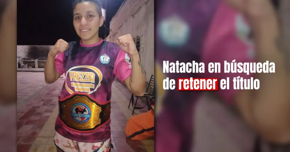 La sanjuanina viaja a San Luis a defender su título de kick boxing 