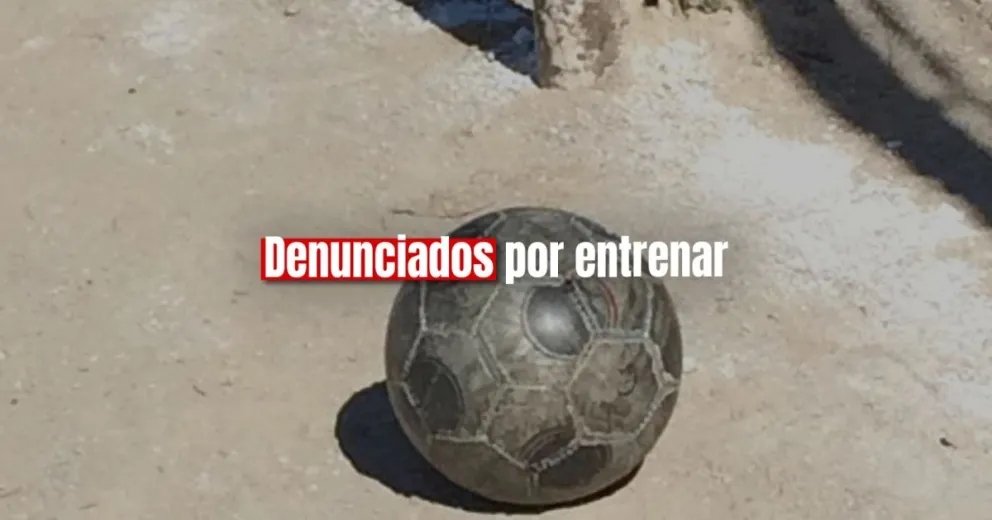 Montaron una escuelita de fútbol en un baldío y un vecino los denunció