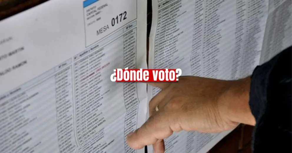 Elecciones 2023: consultá el padrón electoral para saber dónde votás
