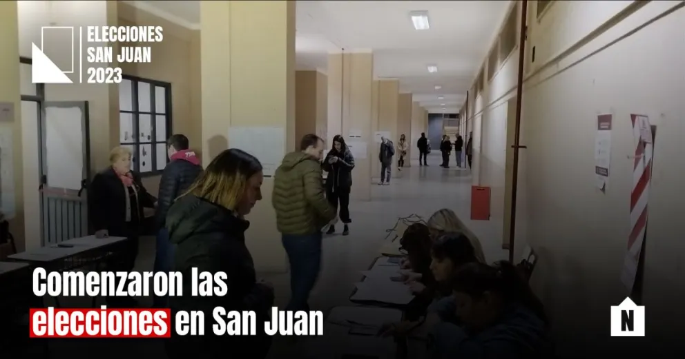 Los sanjuaninos empezaron a votar a los candidatos en un día atípico 