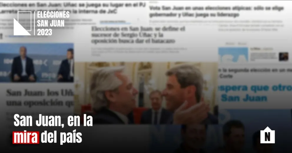 San Juan elige y el país está atento: uno por uno, los títulos de los medios nacionales