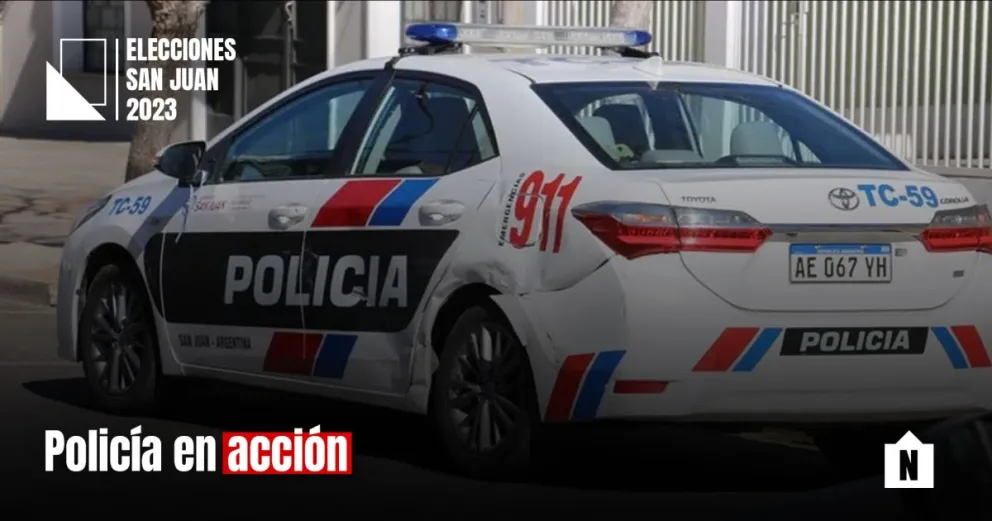 Elecciones en San Juan: así trabaja la policía durante y después de los comicios