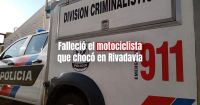 Falleció el joven motociclista que chocó en la madrugada 