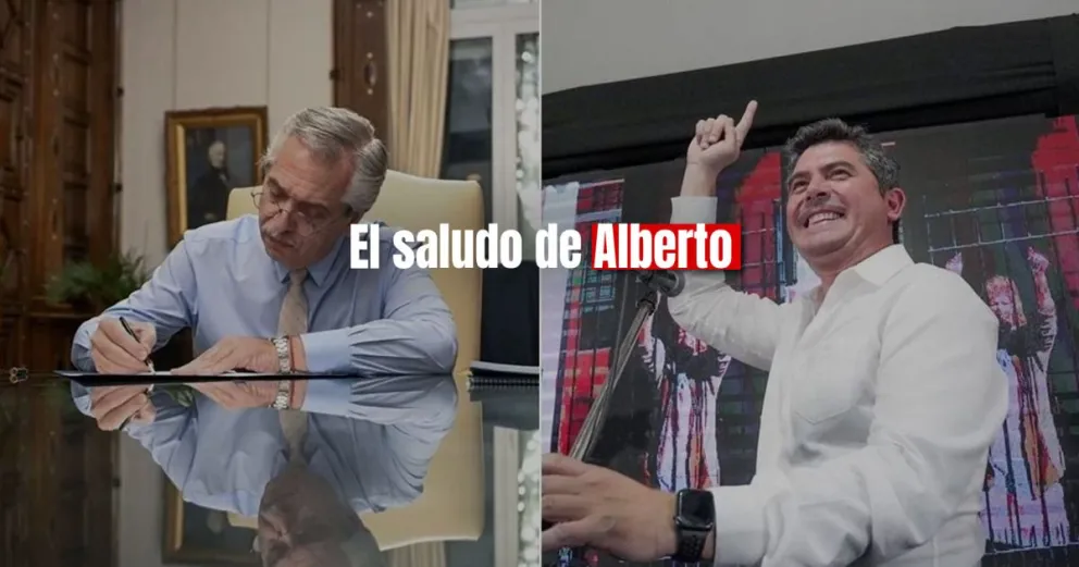 Alberto Fernández saludó a Marcelo Orrego por la elección 