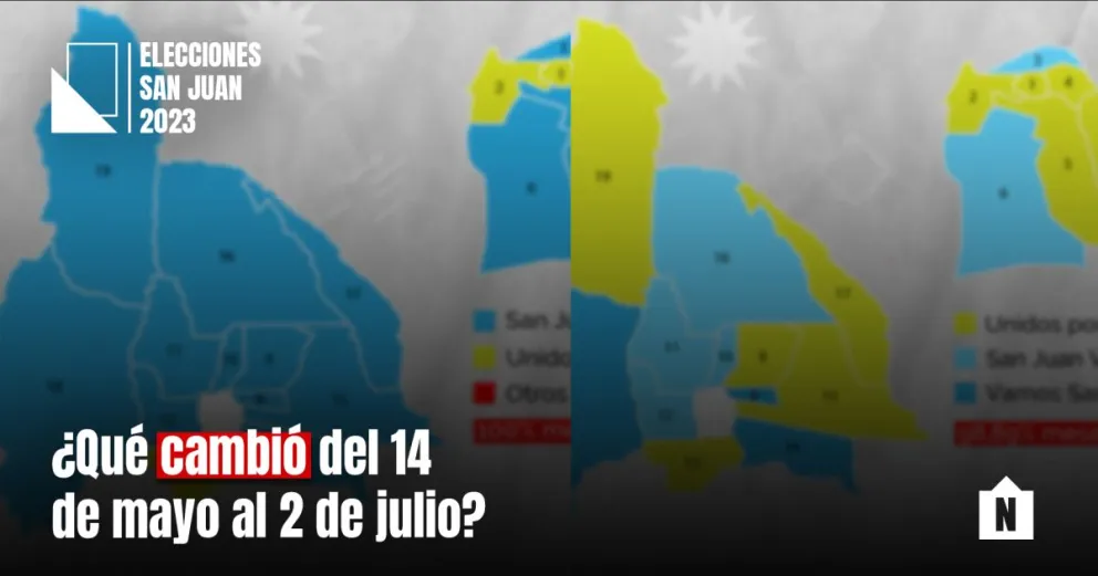¿Cómo se votó en los departamentos respecto de la elecciones del 14 de mayo?