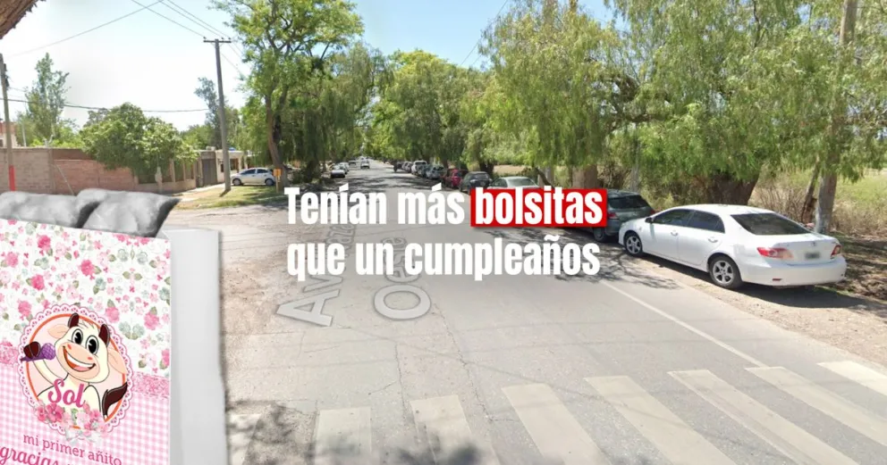 Llevaba un bolso con droga y terminó detenido 