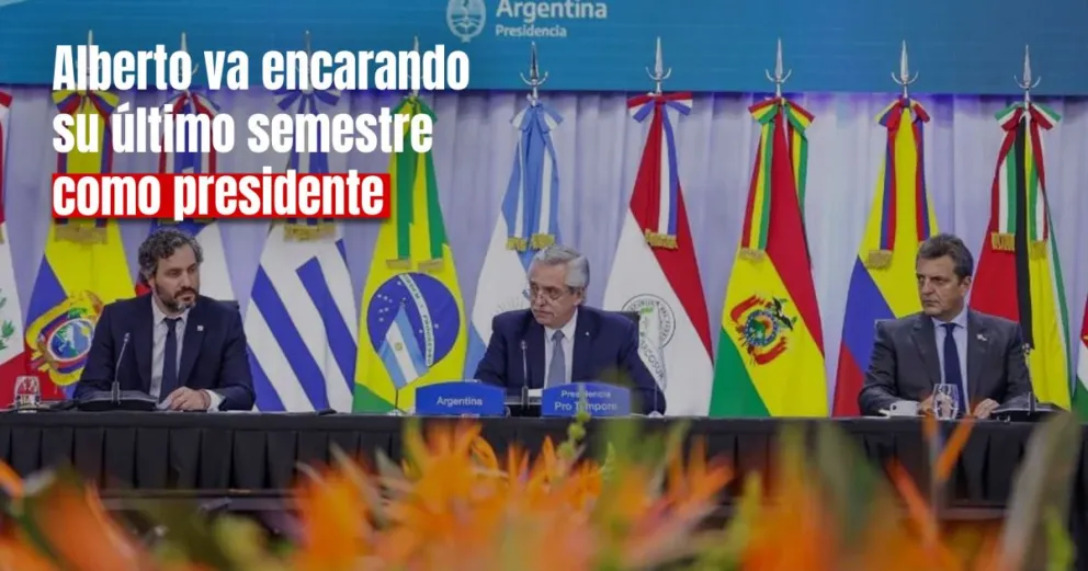 Alberto Fernández dio su último discurso en como presidente del Mercosur 