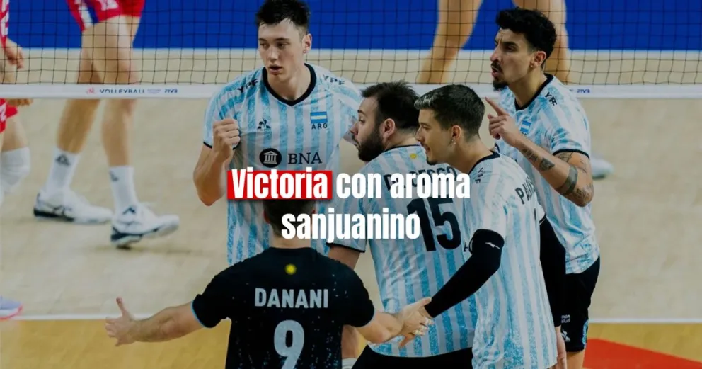 Enorme victoria de la Selección de Vóley con presencia sanjuanina
