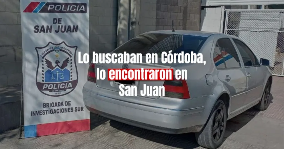 Encontraron en Rawson un auto que tenía pedido de secuestro en Córdoba