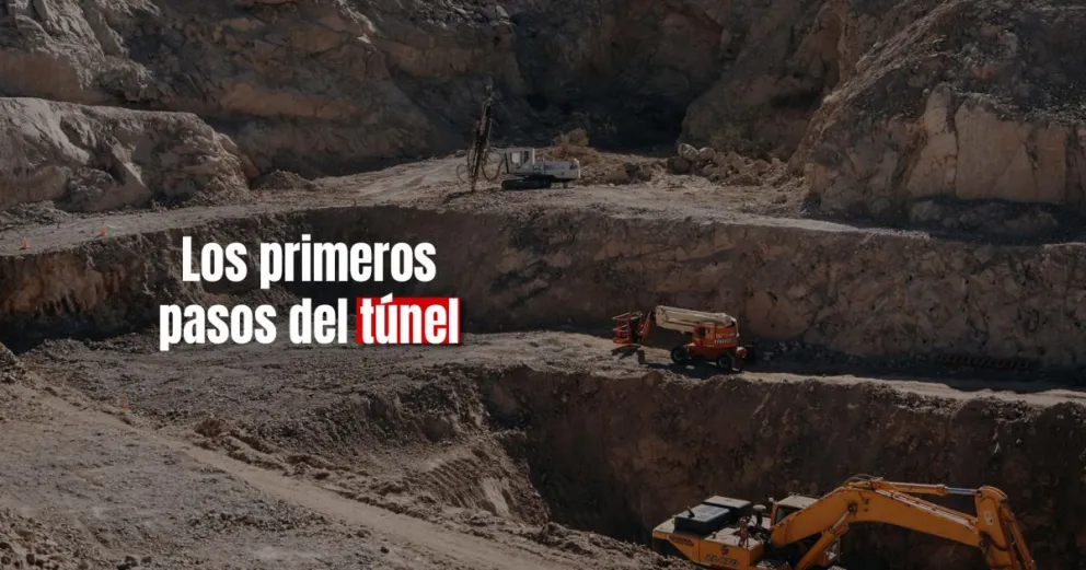 Sergio Uñac recorrió el portal de la obra del Túnel de Zonda
