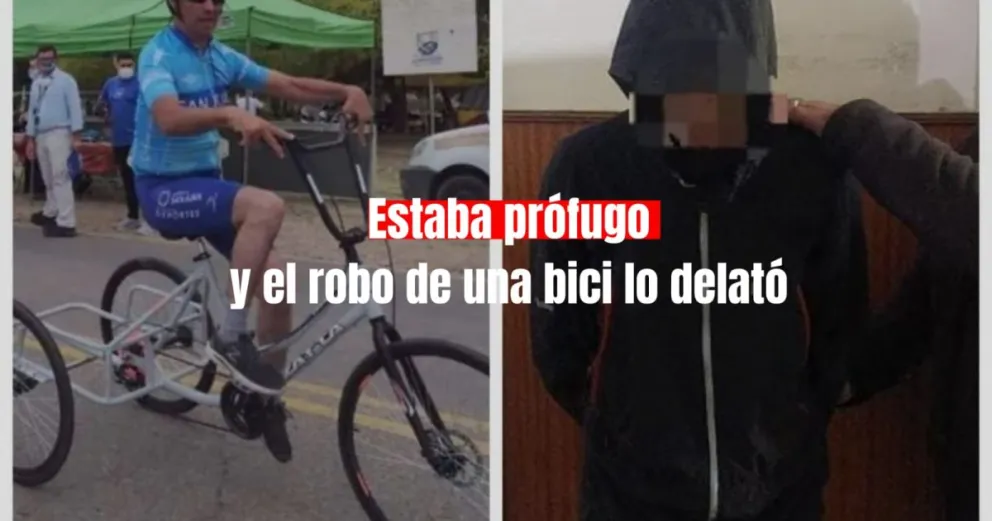 Detuvieron al delincuente que le había robado la bicicleta a un deportista sanjuanino