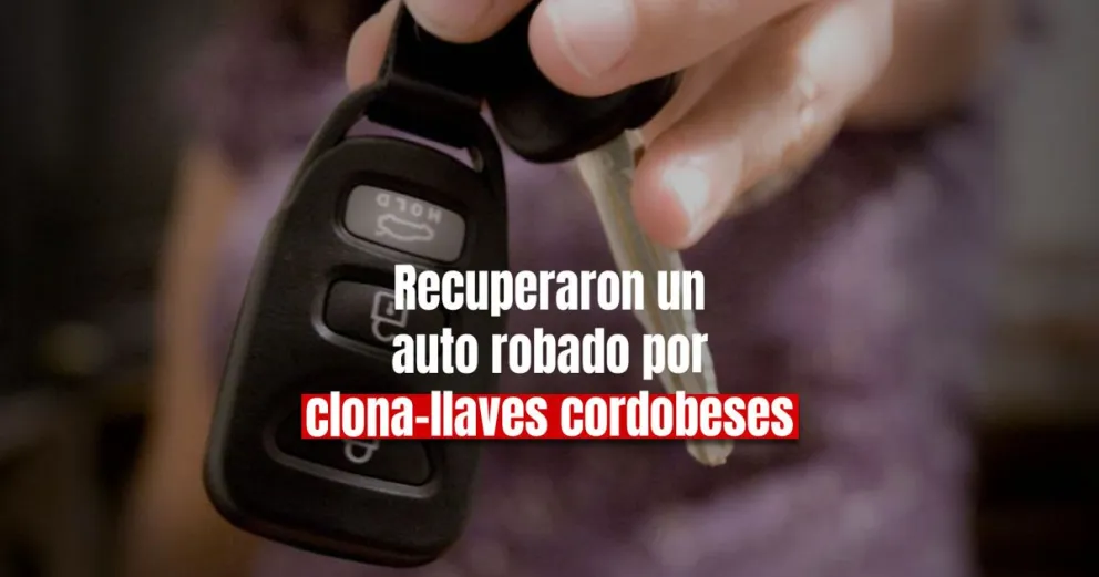 Robaron un auto en Córdoba y lo encontraron en Chimbas 