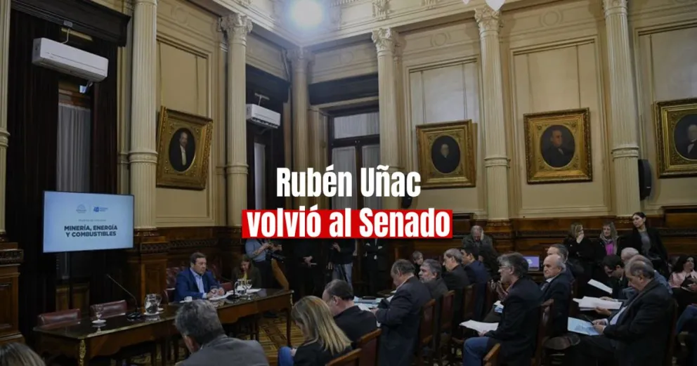Rubén Uñac reanudó sus actividades en el Senado