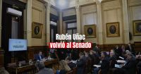 Rubén Uñac reanudó sus actividades en el Senado