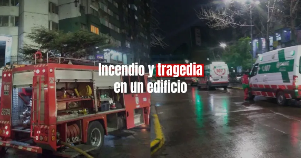 Gravísimo incendio en un edificio de Buenos Aires: un niño muerto y otro en grave estado