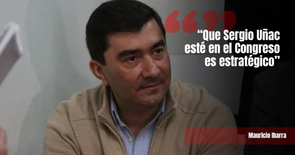 Ibarra dijo que Uñac en el Senado sería beneficioso para el nuevo gobierno