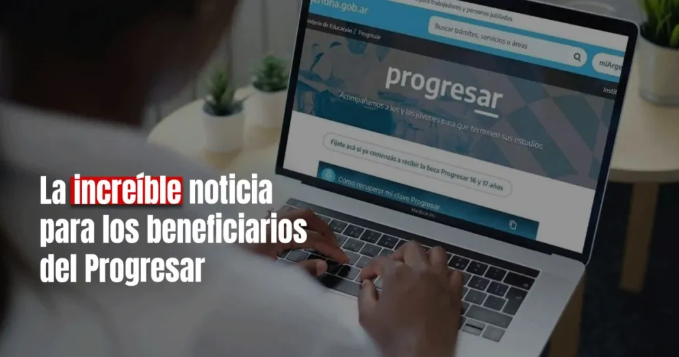 Sergio Massa anunció un super aumento para los beneficiarios de Progresar