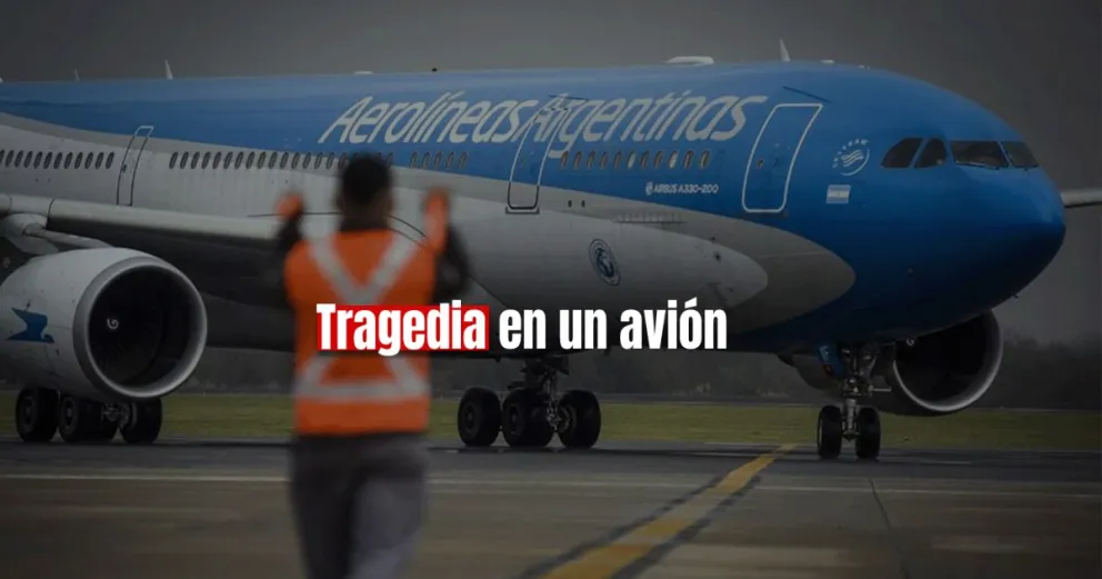 Un nene de dos años murió a bordo de un avión de Aerolíneas