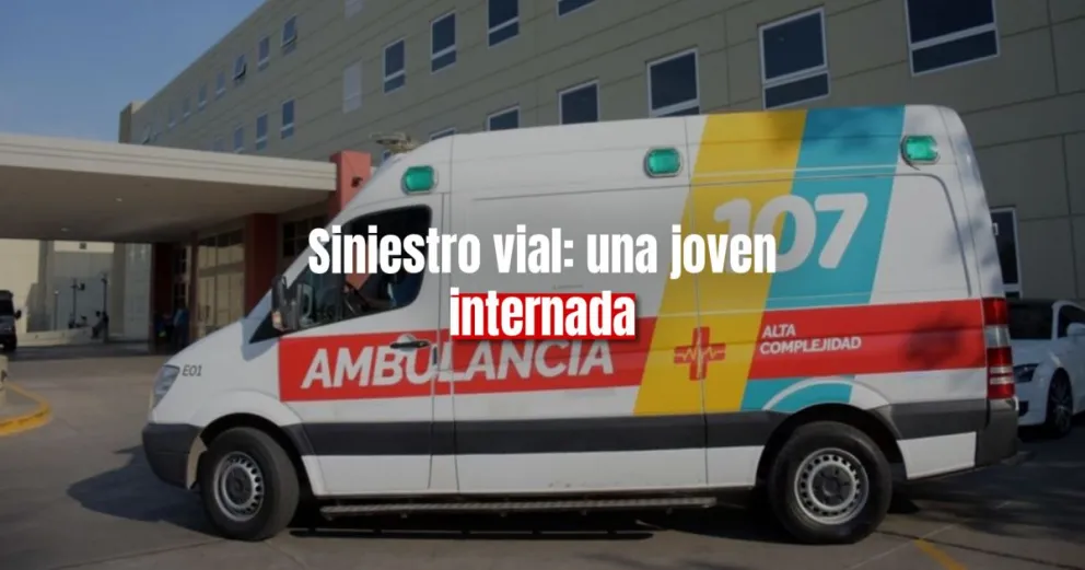 Una ciclista internada con politraumatismo tras ser embestida por un auto