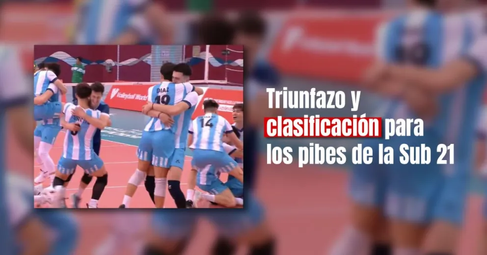 Con el sanjuanino Ovalles en cancha, la Sub 21 de vóley es semifinalista del Mundial