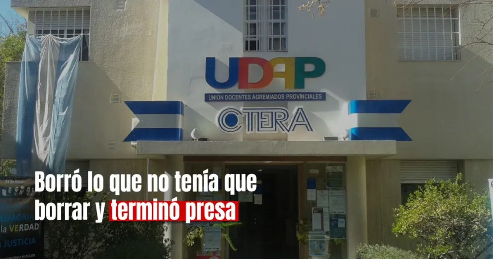 Detuvieron a una exempleada de UDAP que borró archivos del sistema
