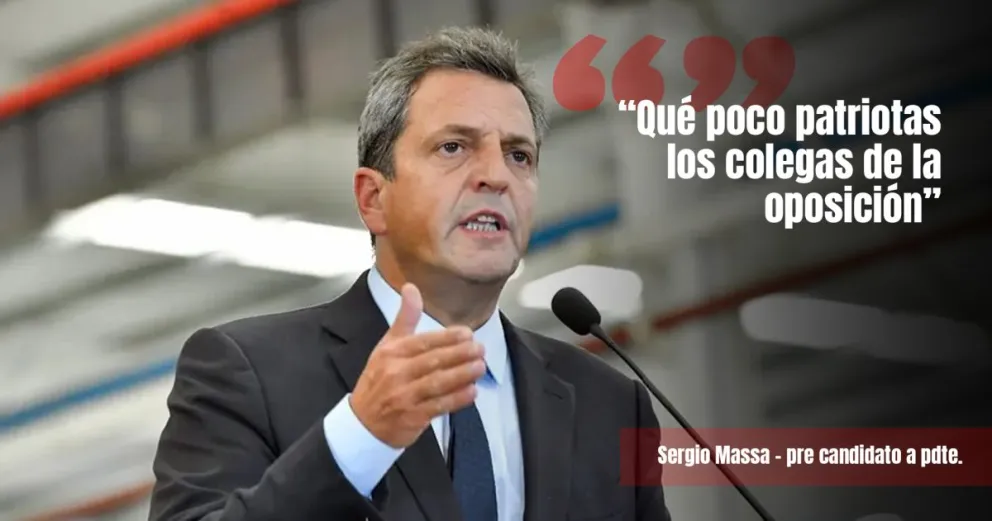 Massa acusó a la oposición por intentar "sabotear" el acuerdo con el FMI