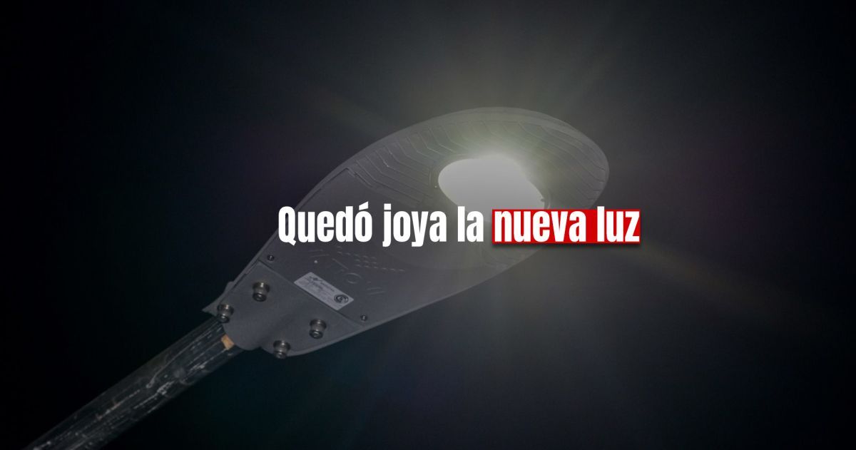 Se inauguró nueva luminaria LED en dos zonas de Chimbas 