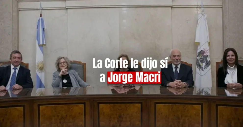 La Corte de Buenos Aires falló a favor de la precandidatura de Jorge Macri 