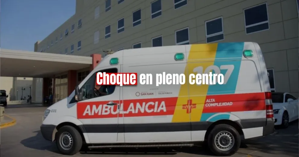 Un auto y una moto chocaron en una avenida transitada del microcentro 
