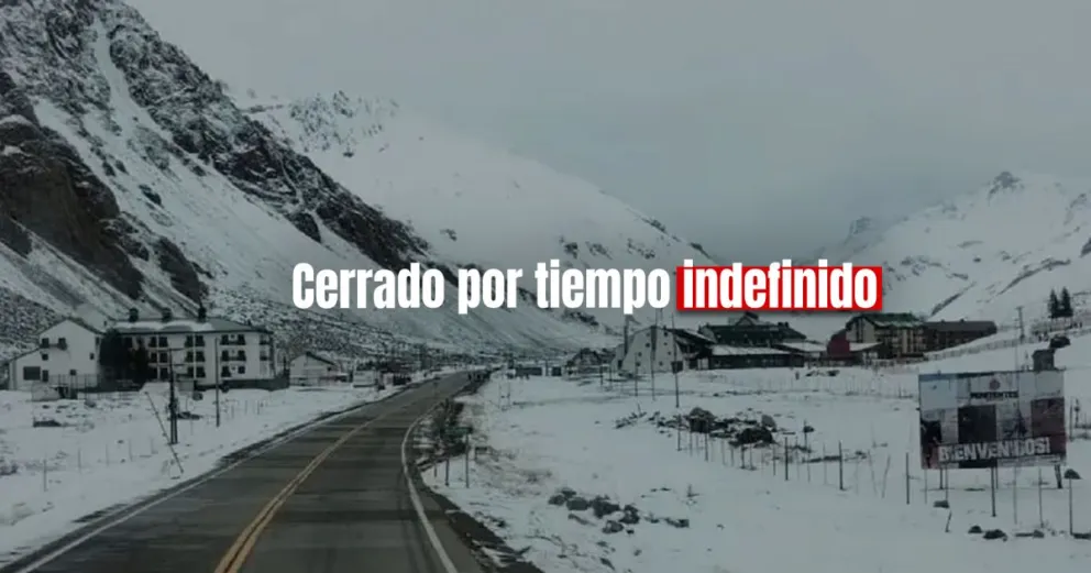 Volvieron a cerrar el Paso Cristo Redentor por las condiciones climáticas 