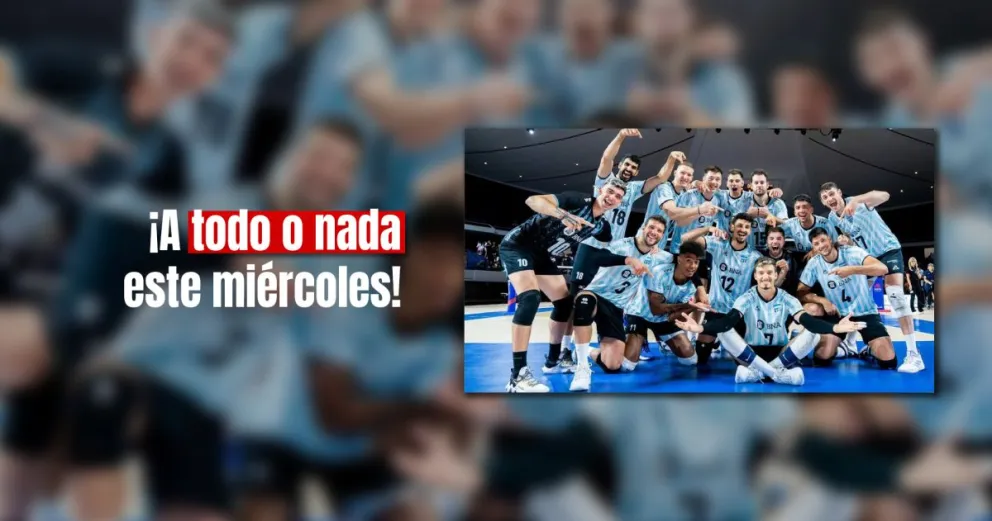 Con presencia sanjuanina la selección de vóley se enfrenta este miércoles a Italia