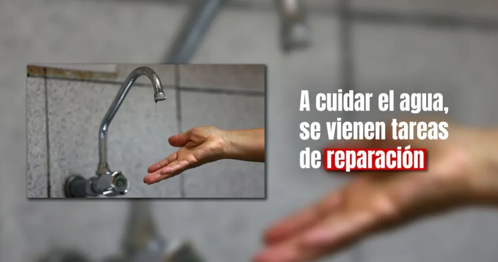 OSSE reparará un caño matriz en un barrio de Rawson 