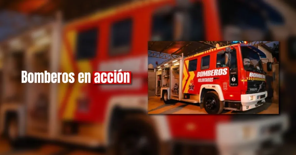 Bomberos sofocaron un incendio en una carnicería de Capital 