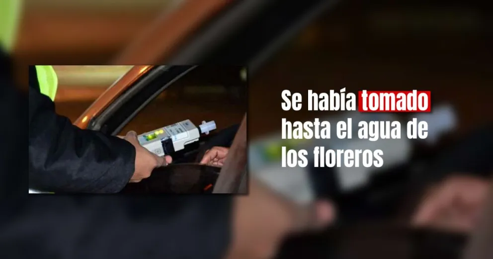 Manejaba alcoholizado y chocó con un guardarraíl 