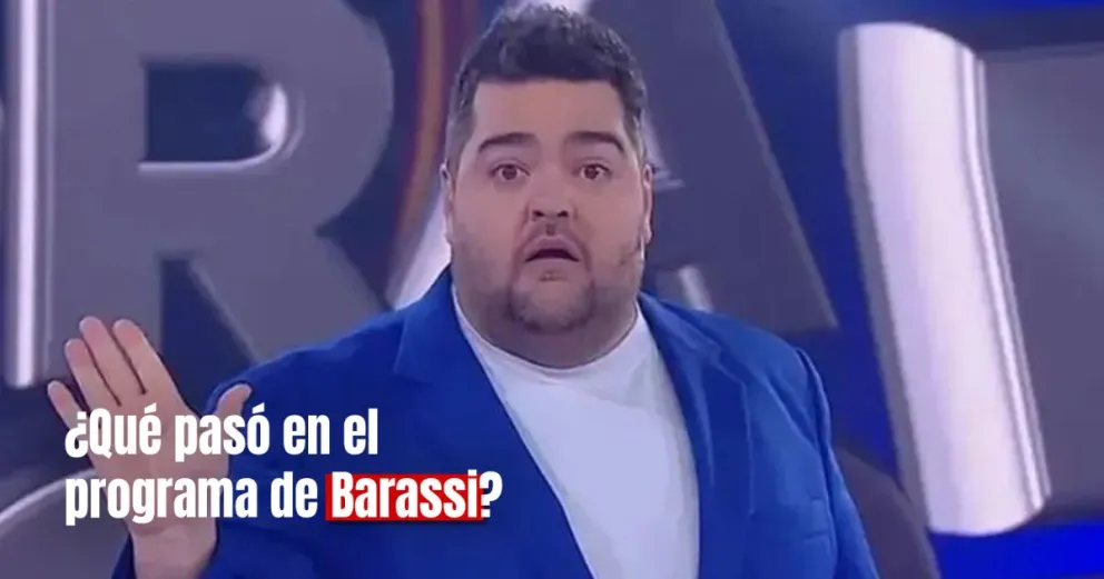 Barassi vivió un divertido momento al aire 