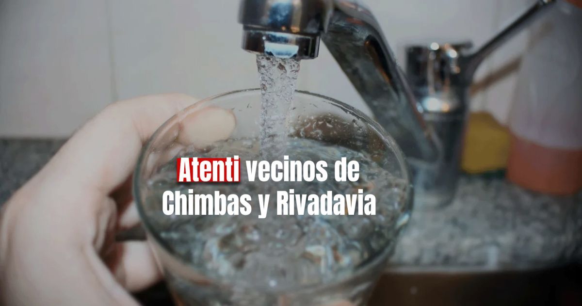 Varios barrios de Chimbas y Rivadavia verán afectado el servicio de agua potable