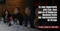 Emilio Achem y Nancy Picón recorrieron Caucete en campaña para las PASO