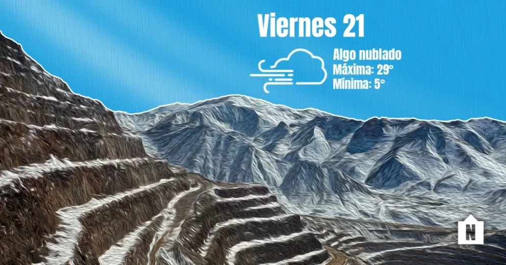 El Zonda levanta la temperatura este viernes