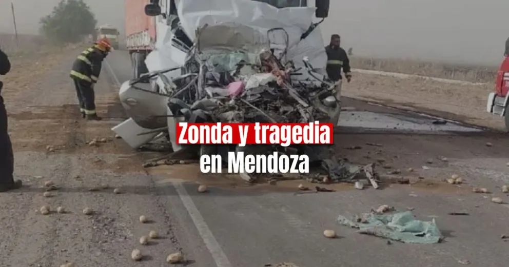 El Zonda causó estragos en Mendoza: dos muertos en diferentes accidentes