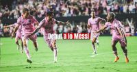 Messi debutó como Messi: hizo un gol hermoso en el Inter Miami