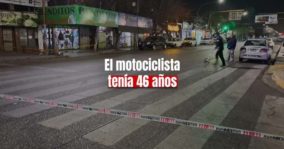 Identificaron al motociclista que murió en Rawson