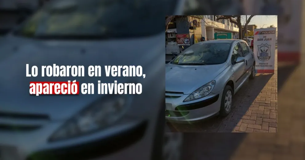 Recuperaron un auto que habían robado en diciembre