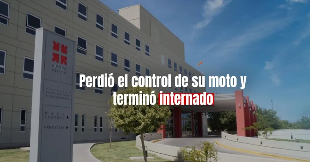 Un motociclista chocó a una mujer y ambos terminaron en el hospital 
