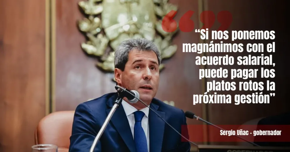 Uñac aseguró que espera "mucha razonabilidad" en la negociación con los docentes