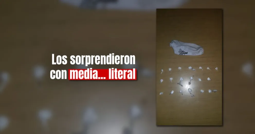 Iban en moto, les encontraron droga y terminaron detenidos 
